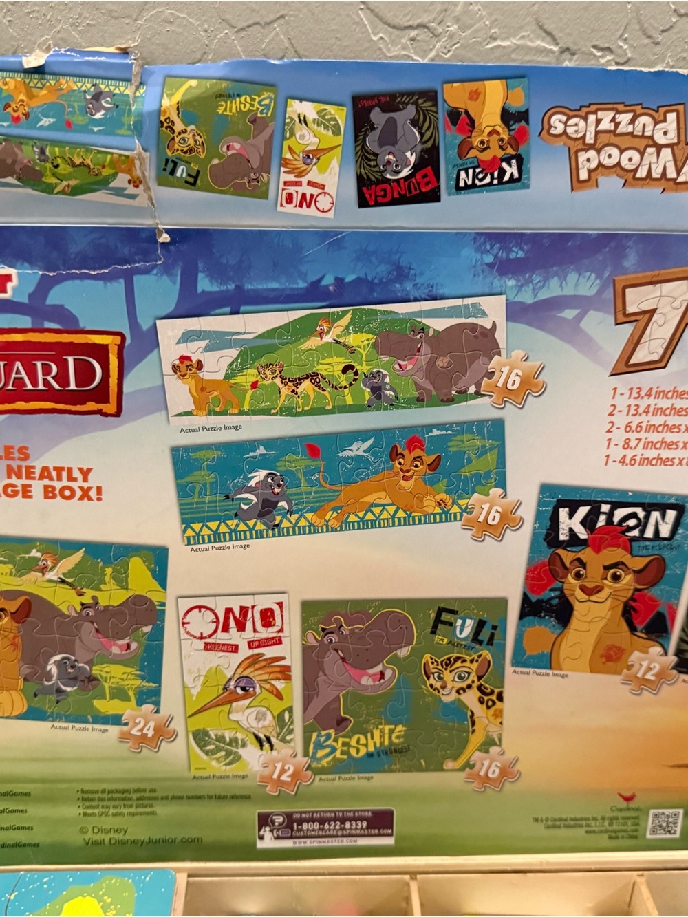 Disney The Lion Guard Puzzle Pack – Blue, Green, Yellow